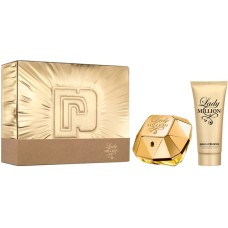 Paco Rabanne Lady Million Eau De Parfum Spray 80ml Body Lotion