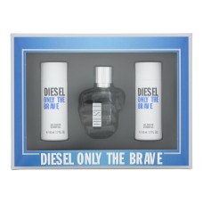 Diesel Only The Brave 50ml Eau de Toilette, 2 x 50ml Shower Gel Gift Set for Men